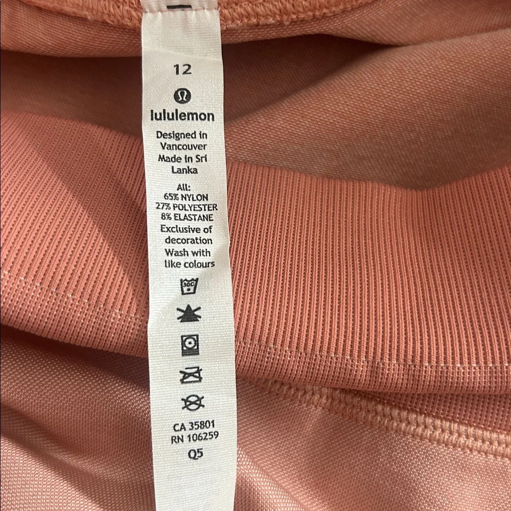 Lululemon Ebb to train Abstract Coral and Beige Leggings - Picture 8 of 14